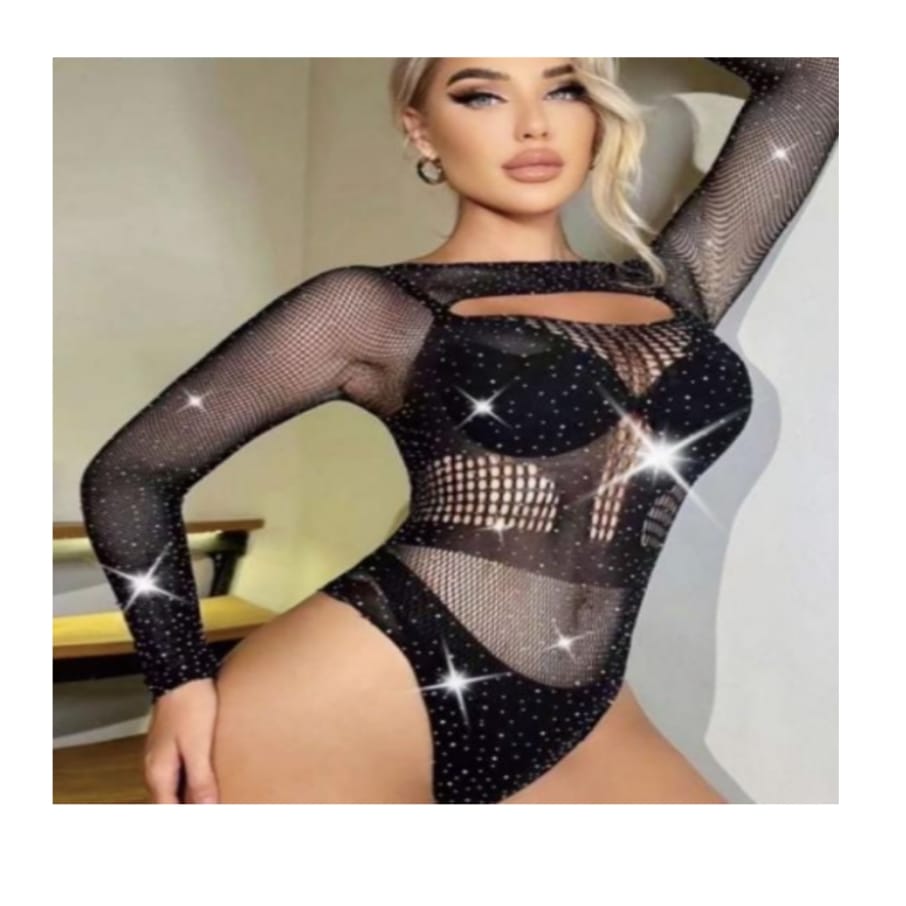 Body Con Piedras Brillantes