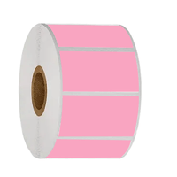 Rollo 1500 Etiqueta Termica Adhesiva Glossy 5x3cm Rosa