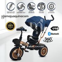 Triciclo Guiador GIratorio «MAXI» con Bluetooth Azul