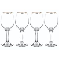 Set X4 Copas Vino Golden
