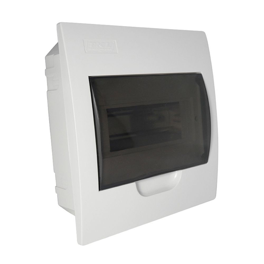 Tablero Empotrable PVC con tapa 8 polos