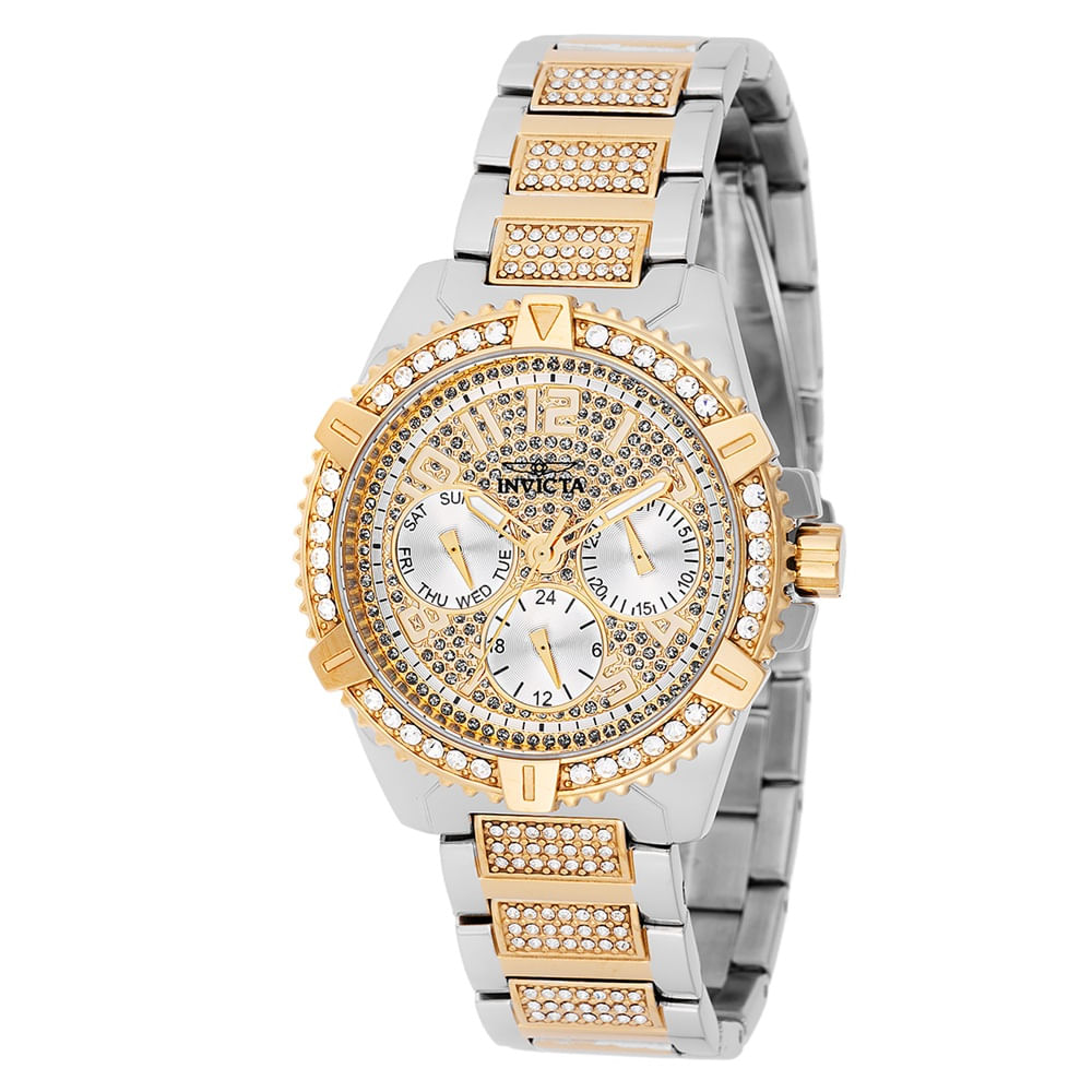 Reloj Invicta Deportivo Mujer color Plata-Dorado