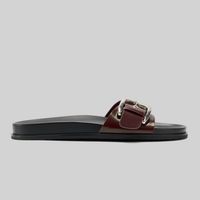 Sandalias Hypnotic Mujer Flatheb Guinda