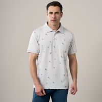 Polo Hombre Madison Palmeras Bolsillo Jersey