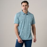 Polo Hombre Madison Palmeras Bolsillo Jersey