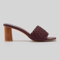 Sandalias Malabar Mujer Trenza Guinda