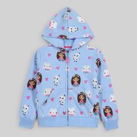 Polera Para Niña Gabby Dollhouse Zip Aop