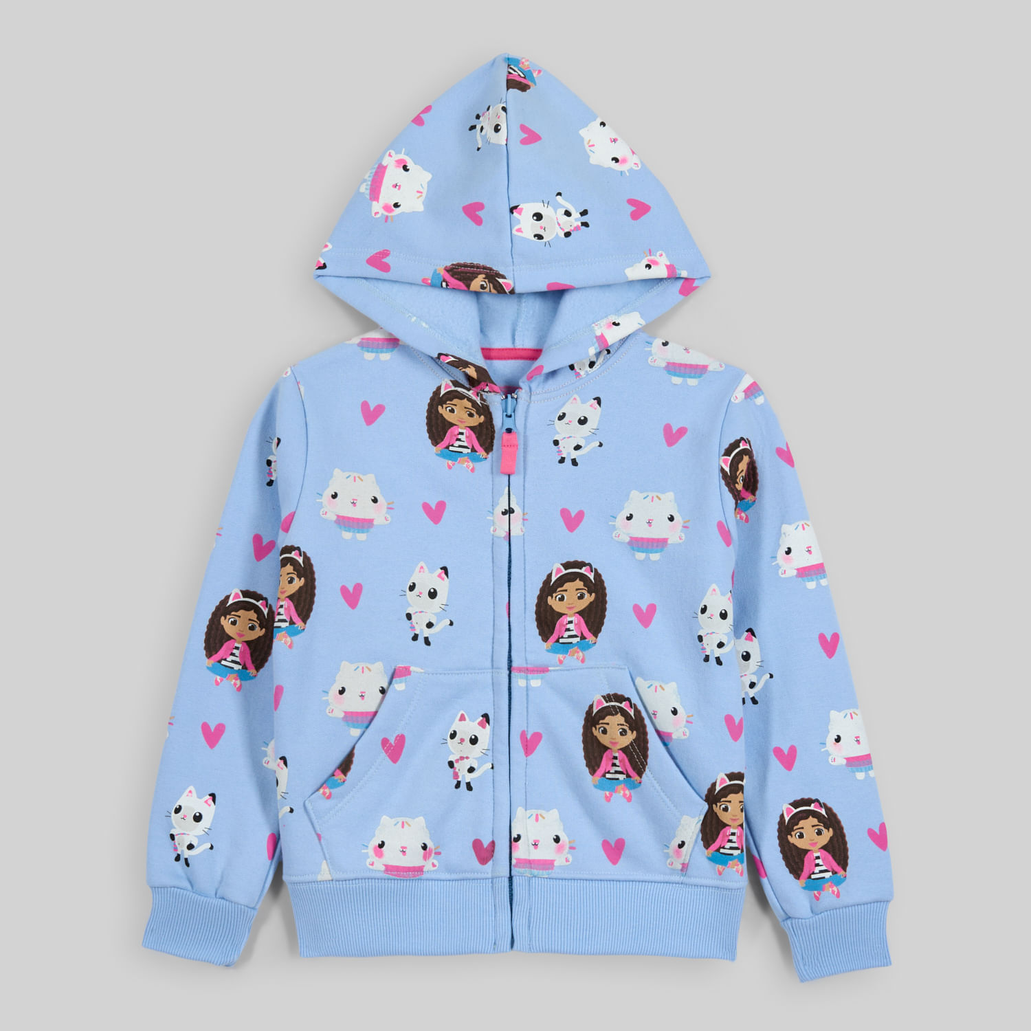 Polera Para Niña Gabby Dollhouse Zip Aop