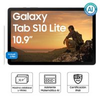 Tablet Samsung Tab S10 Lite Gray SM-X400NZAAPEO 6GB RAM 128GB Android Gris