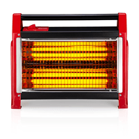 Estufa Calefactor de Cuarzo Kendal KC-160AS 4 tubos Potencia 1600W Cobertura 20m2
