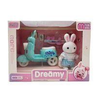 Set De Juego Dreamy Conejito Con Moto