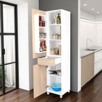 Alacena Cocina Melia 2 Puertas-Blanco/Rovere