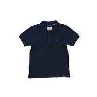 Polo Para Niño Manga Corta Algodón Unkel Azul Marino Hush Puppies Kids