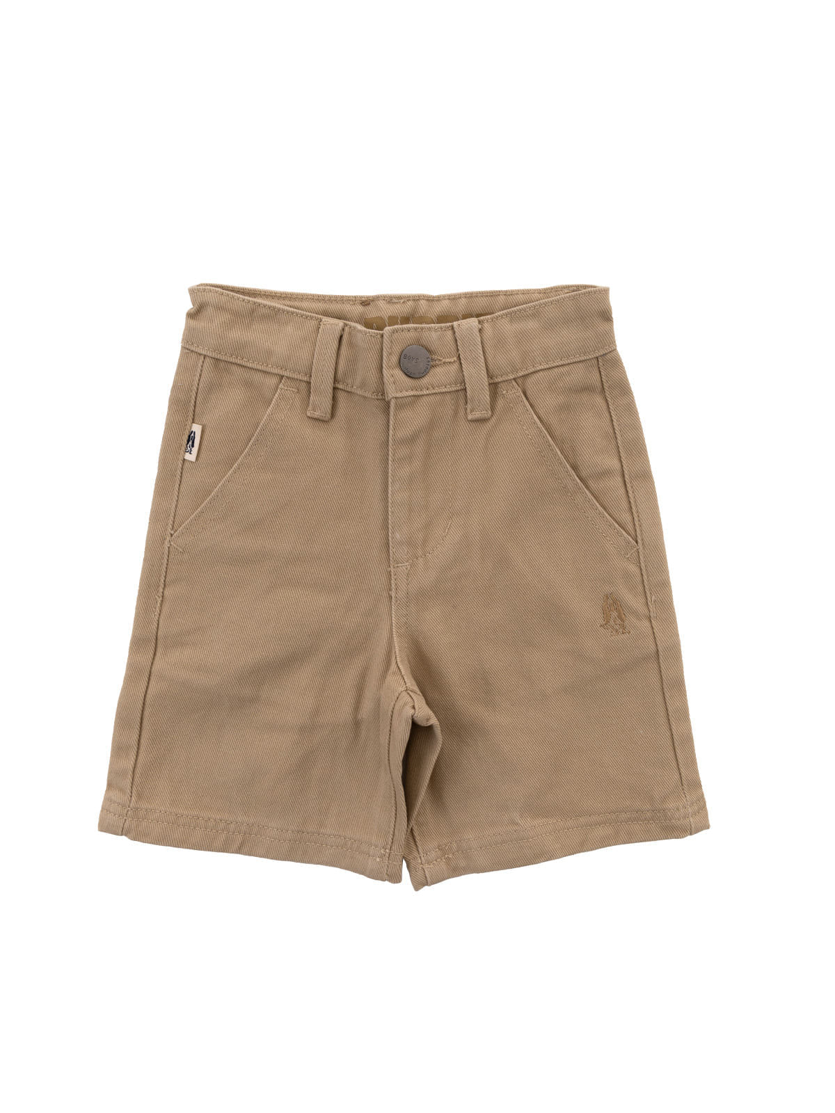 Short Para Niño Algodón Clasico Beige Hush Puppies Kids