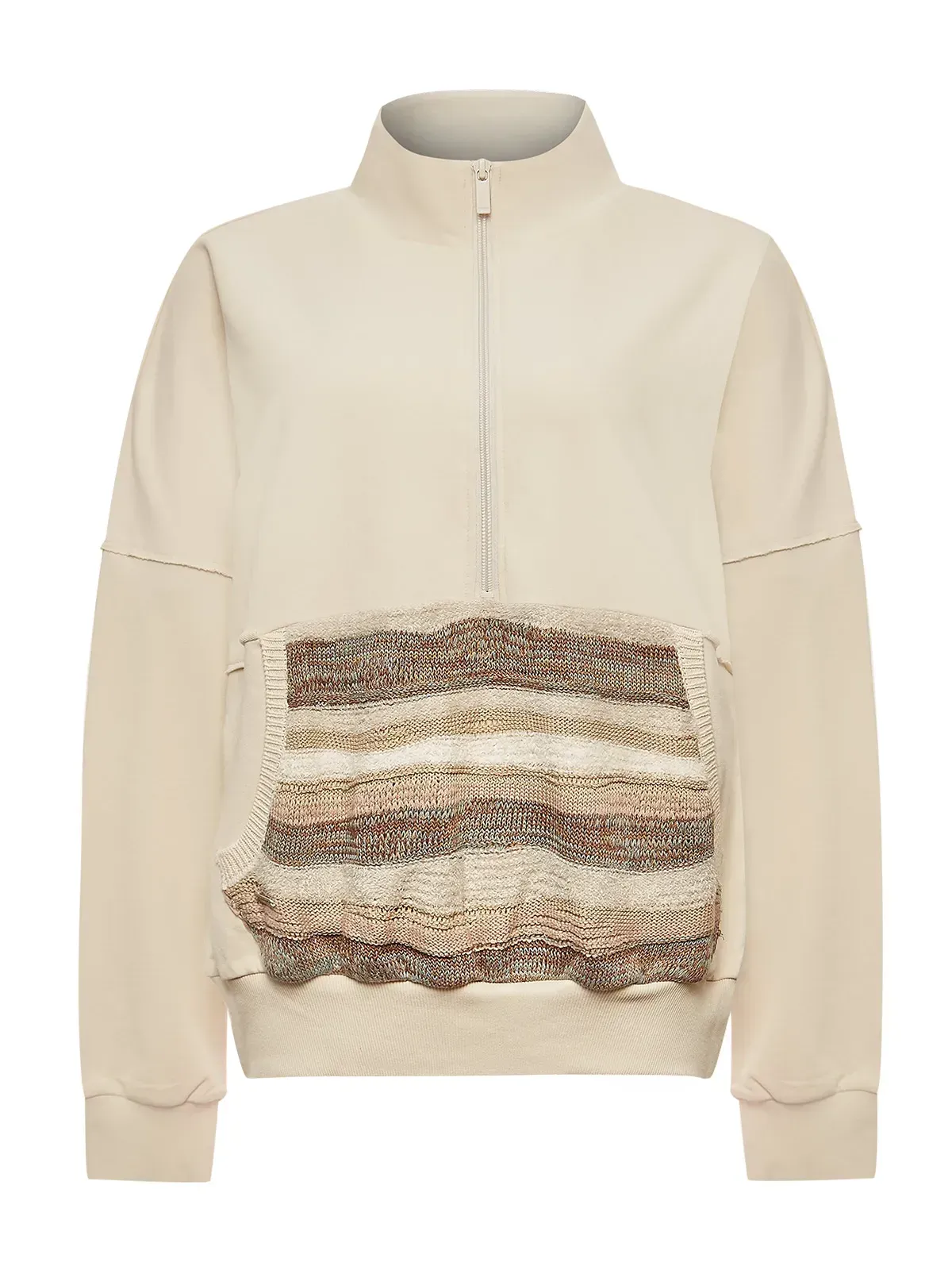 Polera Algodón Orgánico Para Mujer Boro Beige Rockford
