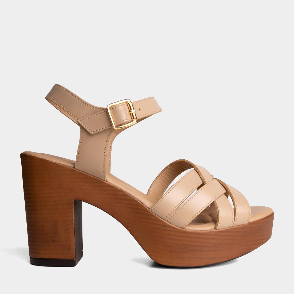 Sandalias Casuales Top Model Mujeres Tmo-Bk00002 Cuero