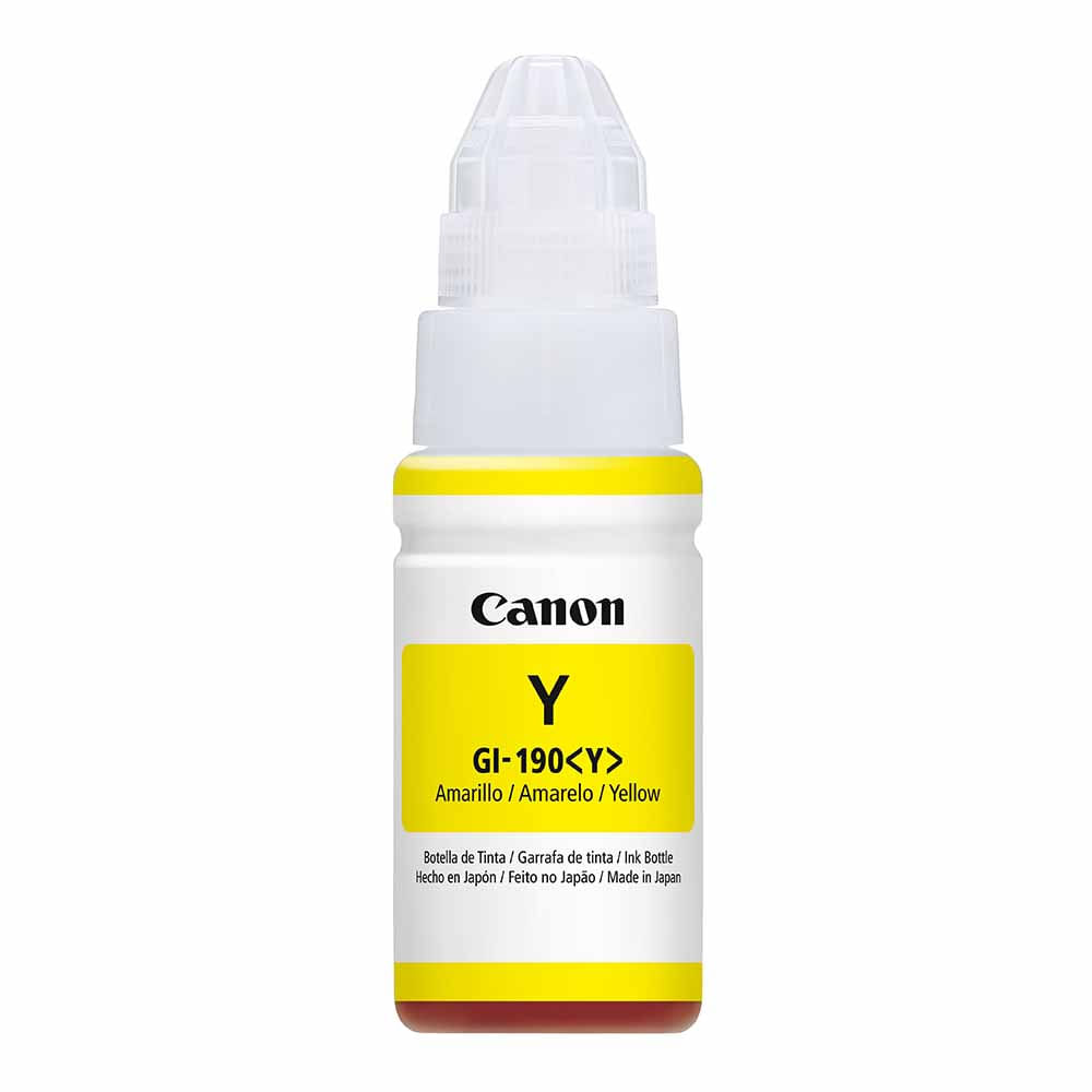 Tinta en Botella CANON GI-190 Amarillo