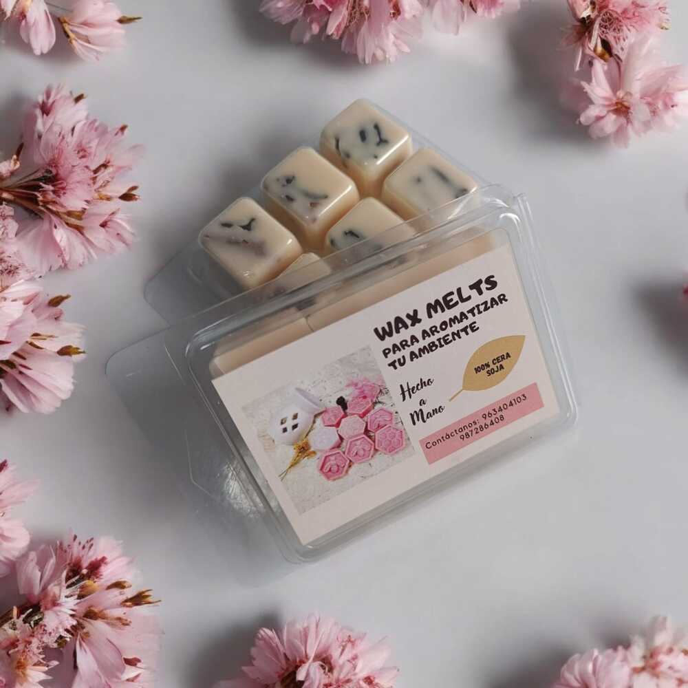 WAX MELTS DE CERA DE SOJA VAINILLA CANELA