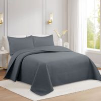 Cubrecama Pv26 Pinsonic Gris Queen