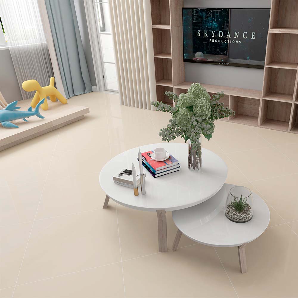 Piso Porcelanato Liso Beige Nano Sur 60x60cm
