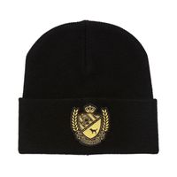 Chullo PINK Rib Knit Beanie - Negro