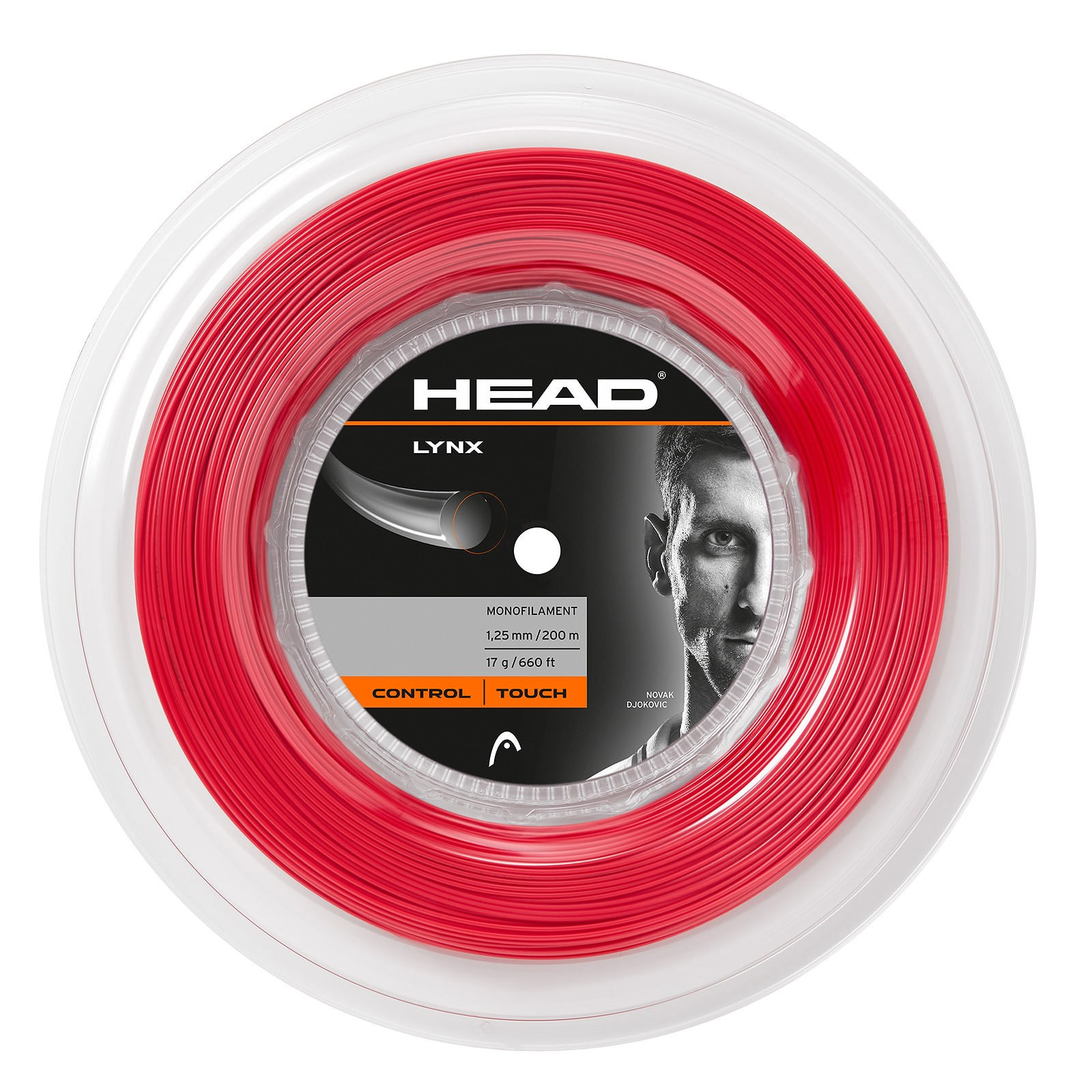 CUERDA REEL LYNX 200M ROJO 17