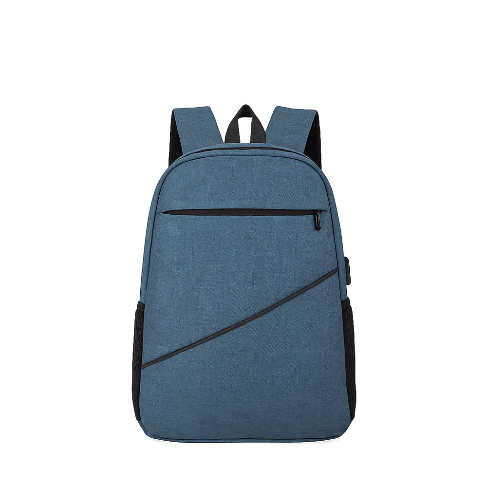 MOCHILA URBANA PORTALAPTOP AZUL ACERO
