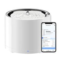 Fuente de agua para gatos de acero inoxidable SMART 2L con APP movil PETKIT