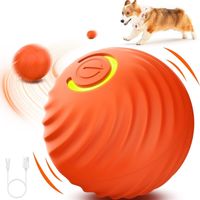 PELOTA PARA PERROS JUGUETE DE REBOTE INTERACTIVO PET GRAVITY NARANJA