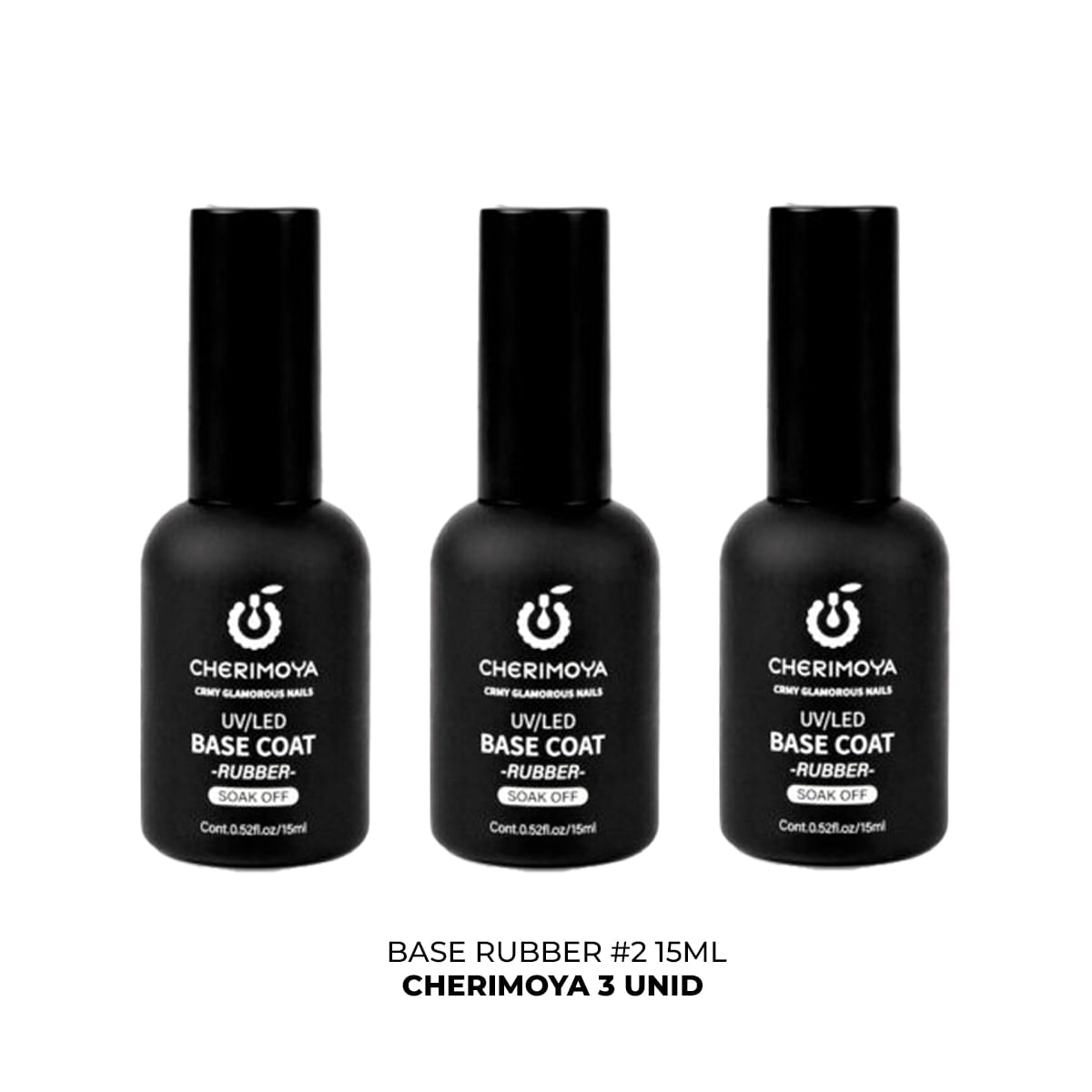 Cherimoya Base Rubber #2 15Ml - 3 Unid