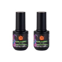 Gel Top Glam Shimmer 15Ml - Mc Nails 2 Unid