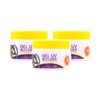 Gel Uv Builder Clear 1 Oz - Mc Nails 3 Unid