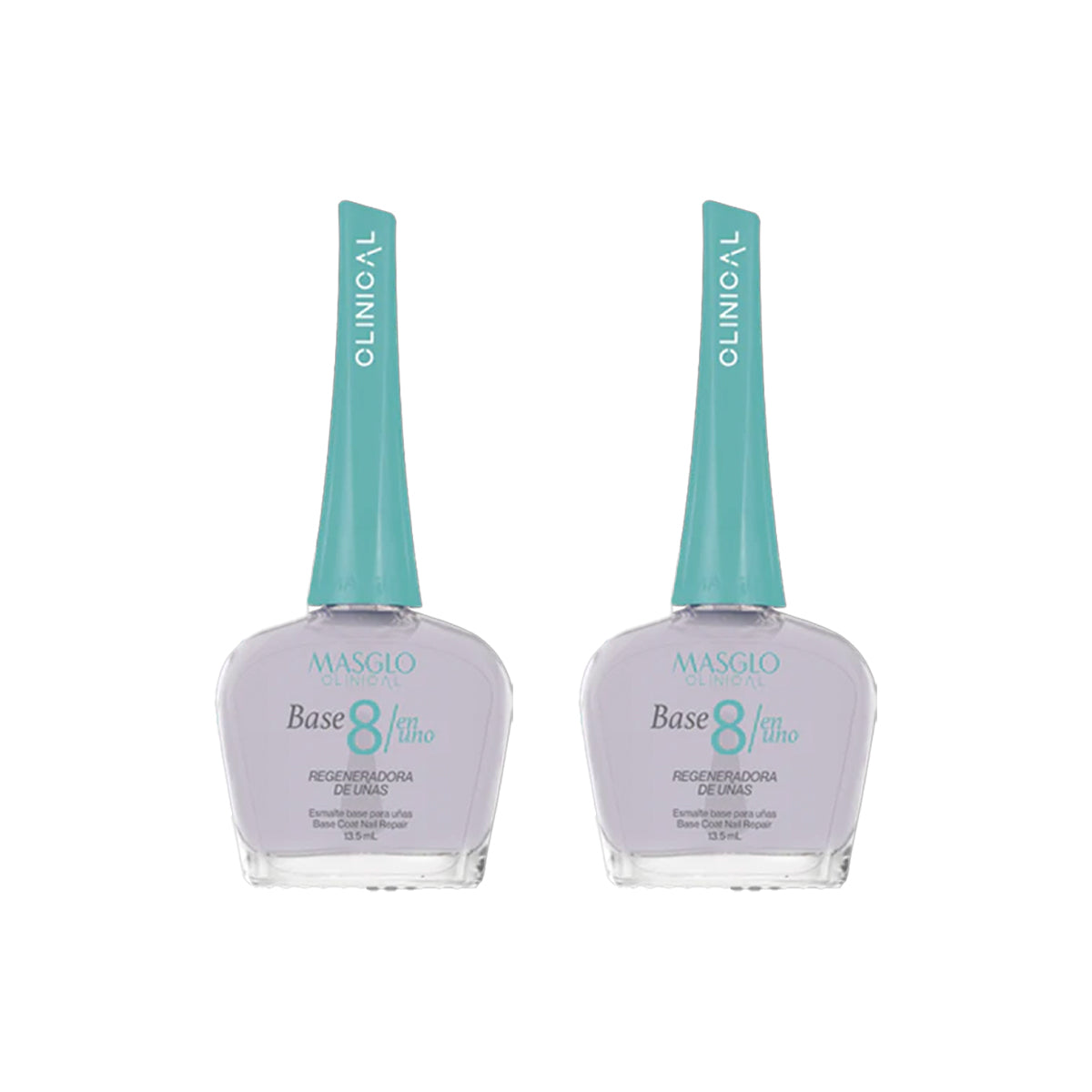 Masglo Base 8 En 1 Regeneradoras De Uña 13,5Ml - 2 Unid