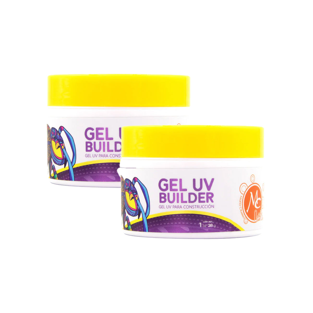 Gel Uv Builder Clear 1 Oz - Mc Nails 2 Unid