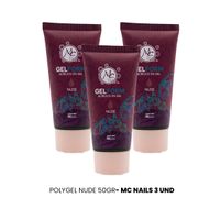 Polygel Nude 50Gr - Mc Nails 3 Unid
