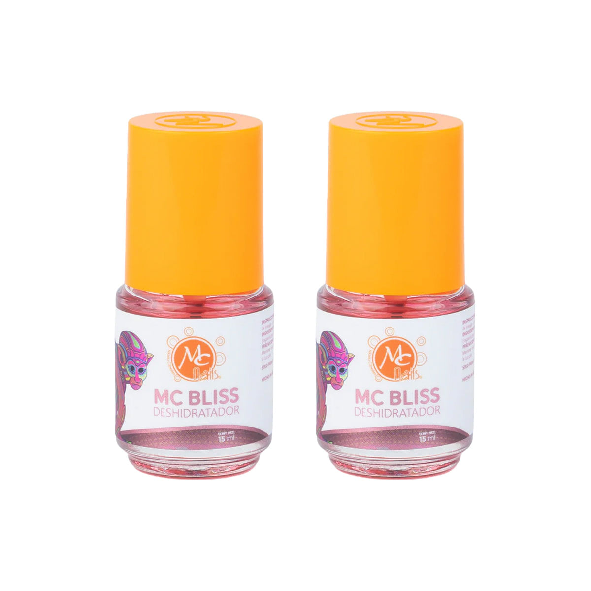 Mc Bliss Deshidratador 15Ml - Mc Nails 2 Unid