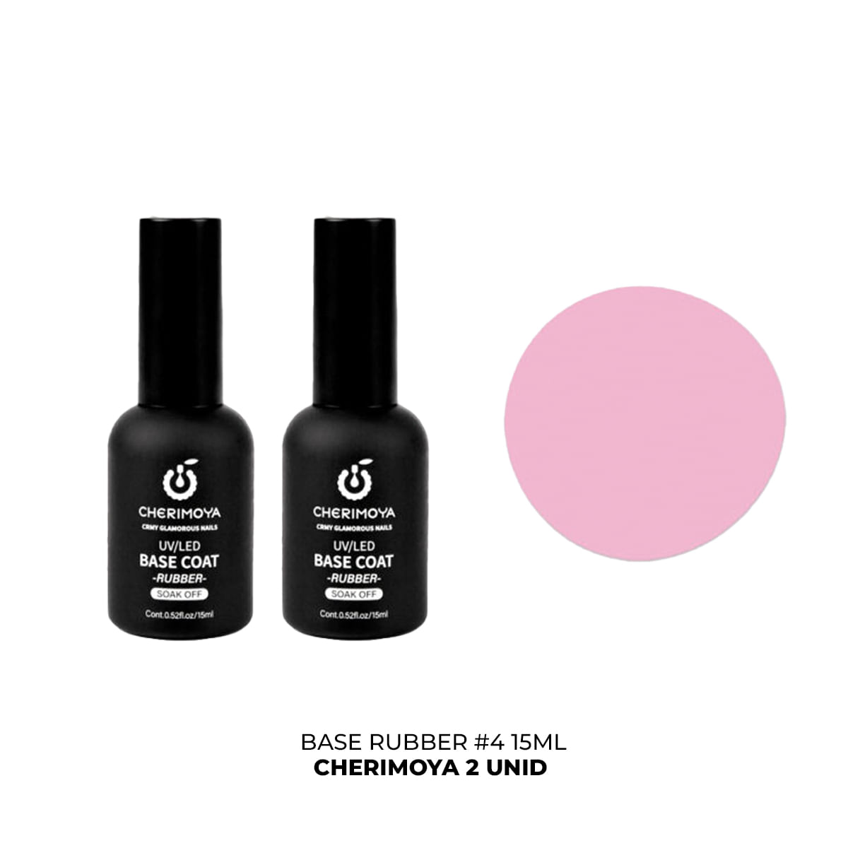 Cherimoya Base Rubber #4 15Ml - 2 Unid