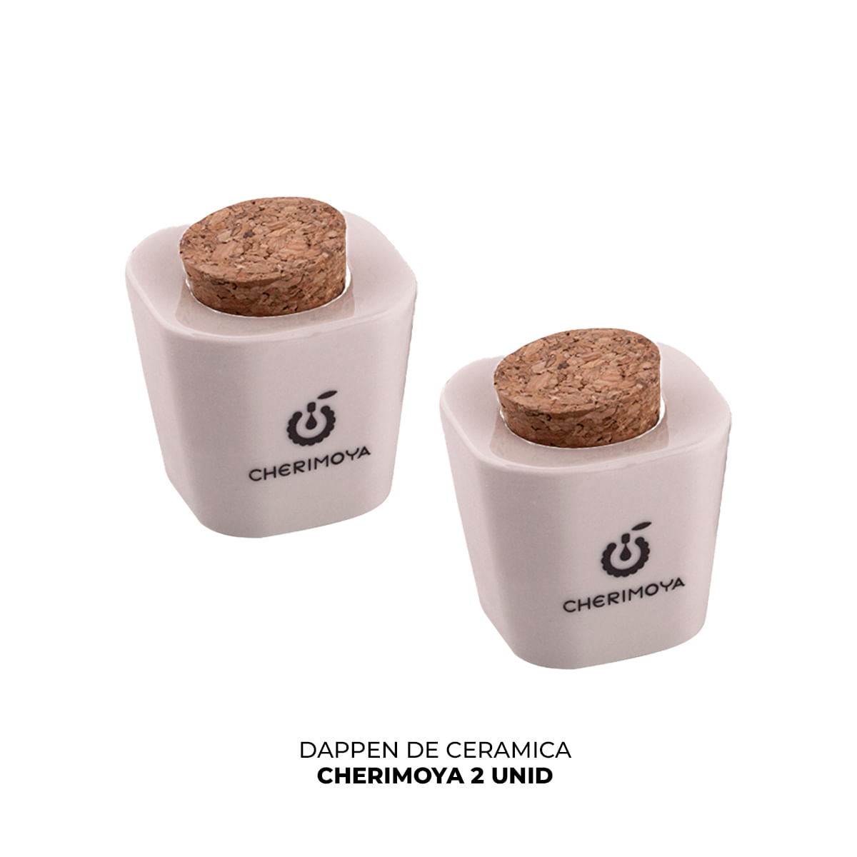 Cherimoya Dappen De Ceramica - 2 Unid