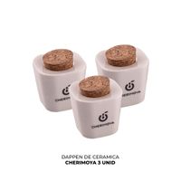 Cherimoya Dappen De Ceramica - 3 Unid
