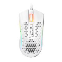 Redragon - Mouse Storm Elite M988W RGB 16000 dpi - Blanco