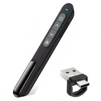 Presentador de Diapositivas Inalambrico 2 en 1 laser USB C