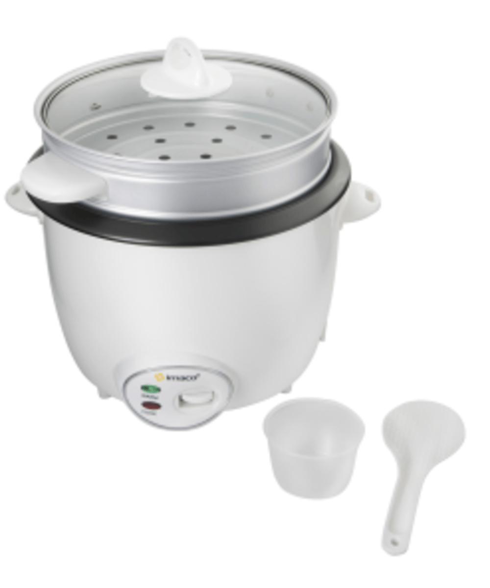 Olla Arrocera Imaco 1.5L con vaporera RC15VE – Blanco 500W ¡OFERTA!