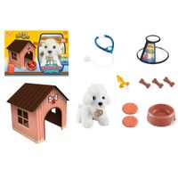 Plush Dog + Casita + Accesorios HUANGER 905-2