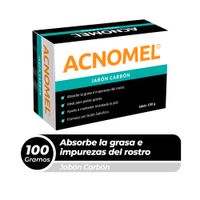 Jabón para Acné ACNOMEL Carbón Activado Caja 100g