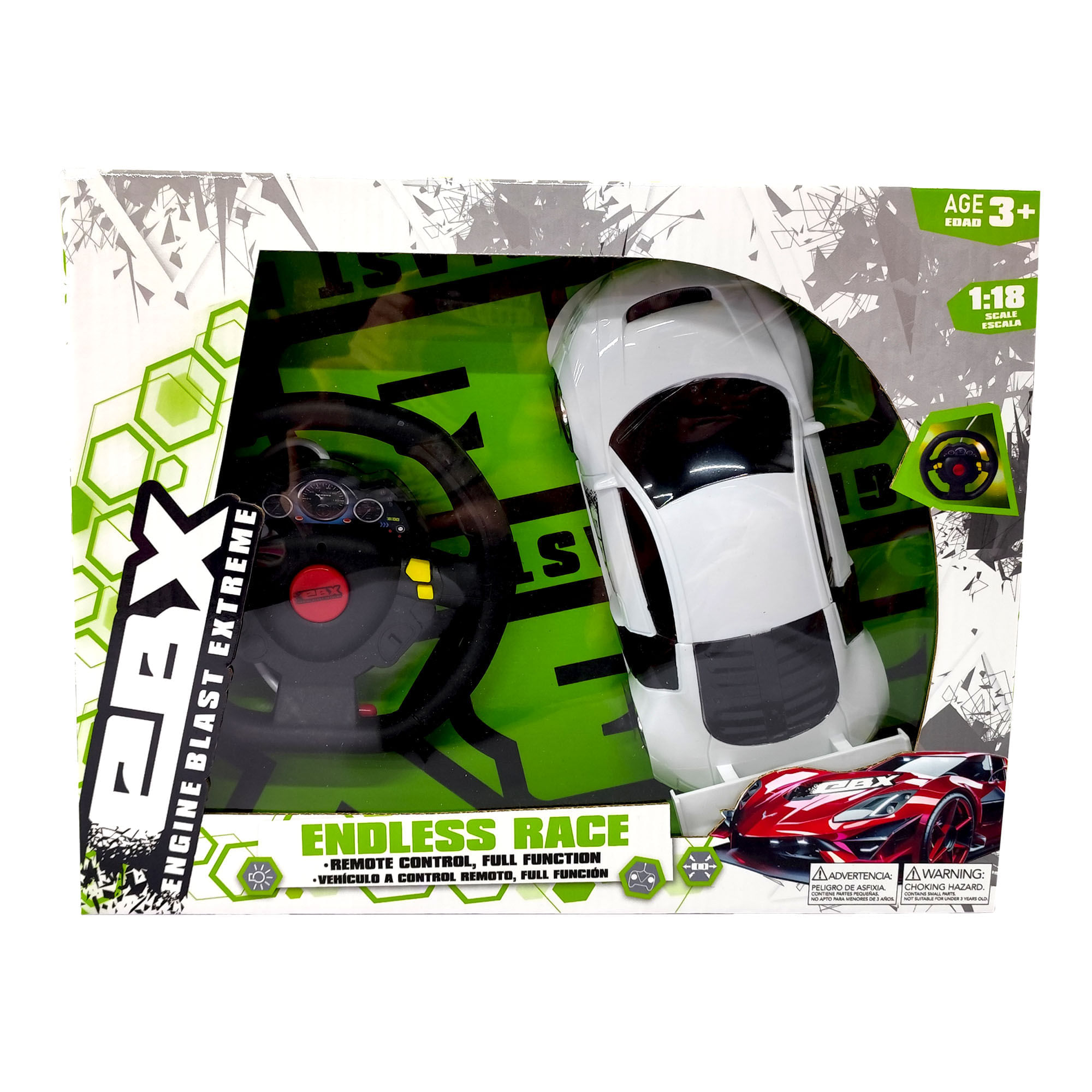 Vehiculo Rc 1:18 con Luz EBX 789-403B