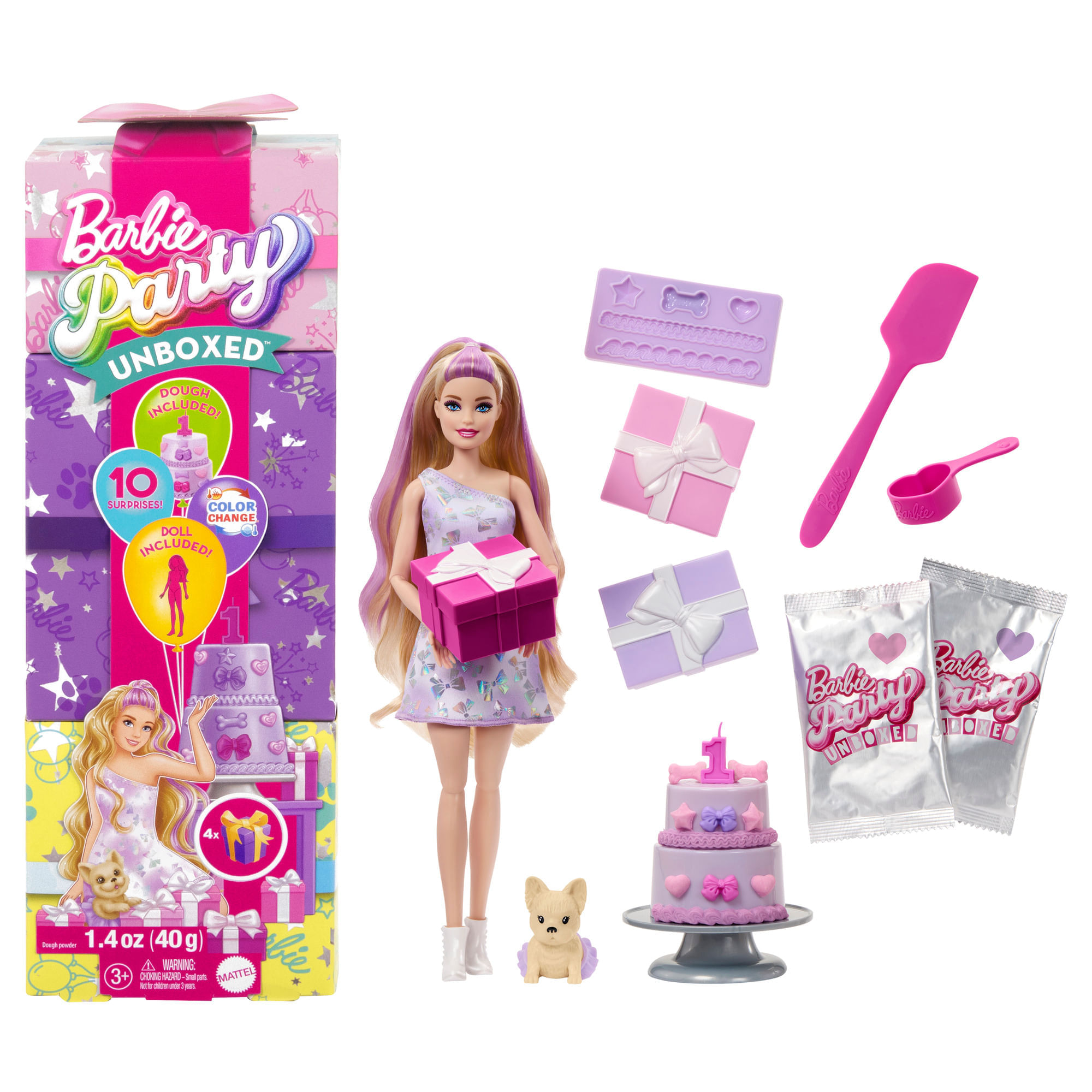Party Reveal Unboxed 1Un Jfg68 BARBIE (Modelos Aleatorios)