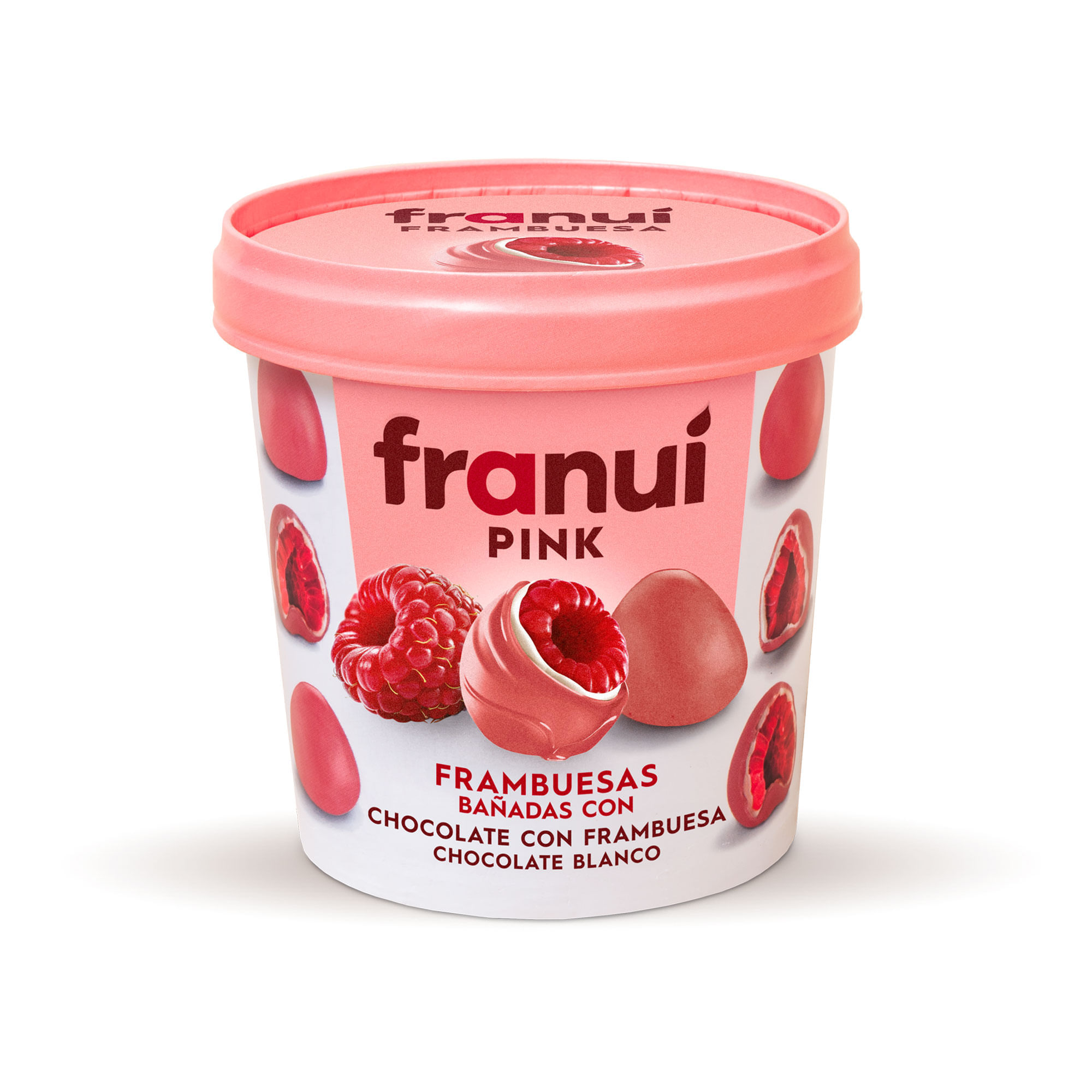 Bombones de Chocolate FRANUÍ Pink Pote 150g