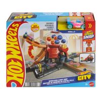 Pista temática tienda de dulces HOT WHEELS