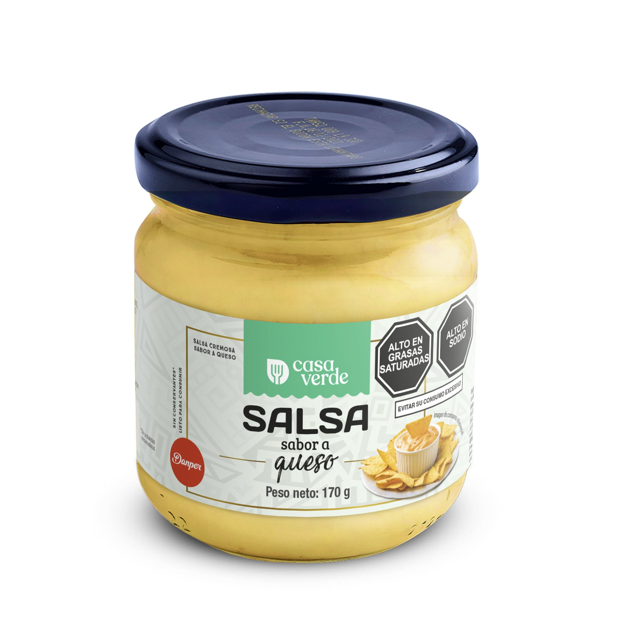 Salsa Sabor a Queso CASA VERDE Frasco 170g