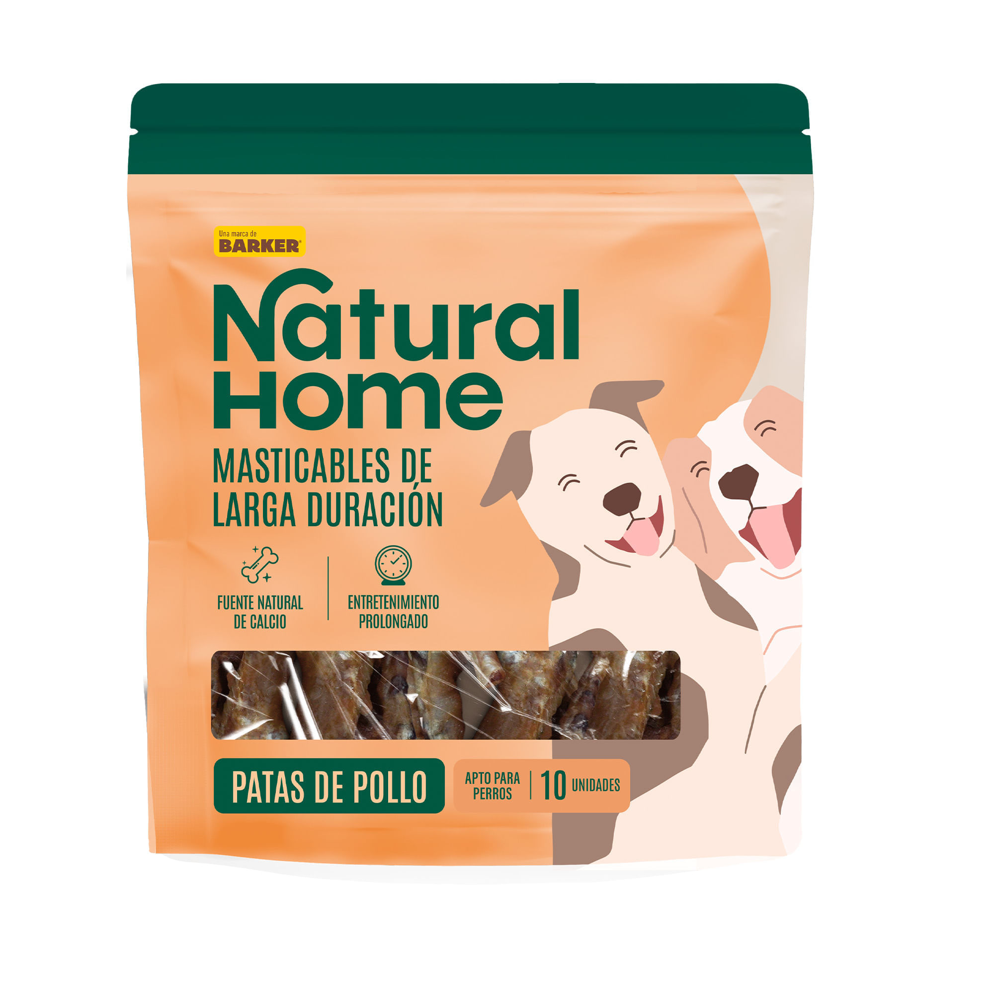 Alimento para Perros Masticable patas de pollo NATURAL HOME 1 unidad
